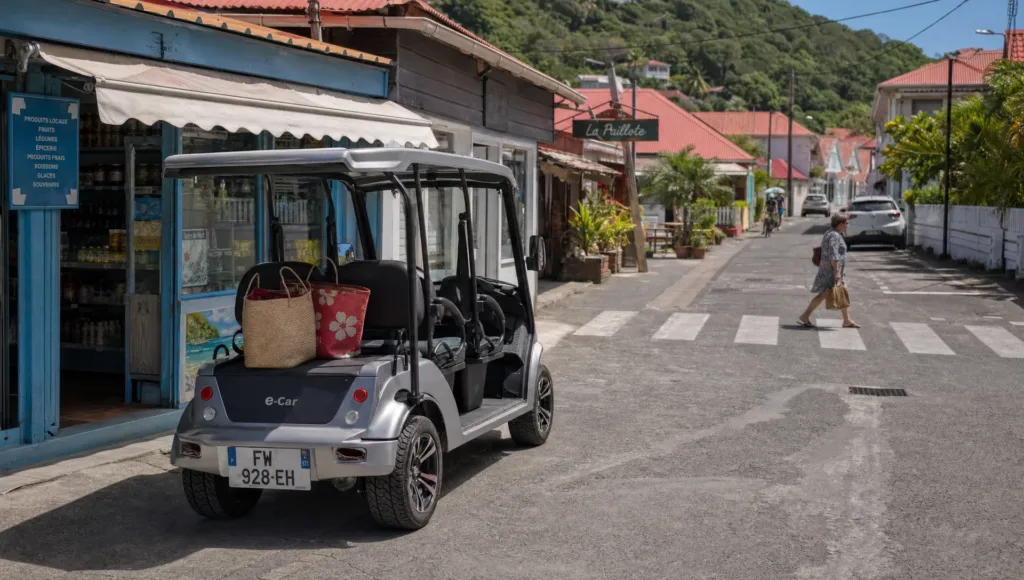 Voiture &eacute;lectrique sans permis : les r&egrave;gles &agrave; conna&icirc;tre aux Saintes